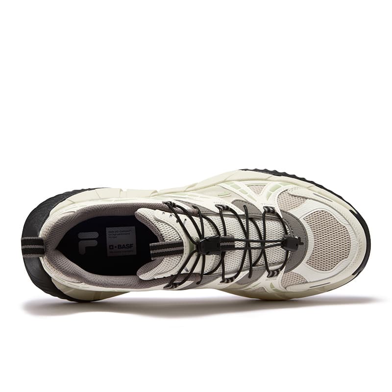 Кроссовки FILA FUSION BONE II Vertebra Shoes 2 Мужские массивные кроссовки Бежево-зеленые - изображение 5