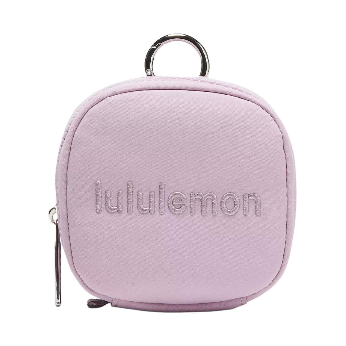 Портмоне Lululemon Нейлон Кошелек для монет Женская Радость Сирень Фиолетовый Лотосовый Фиолетовый Серебряный - изображение 1