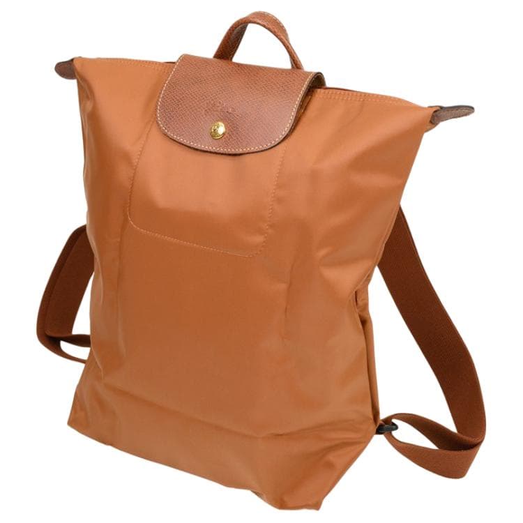 Рюкзак LONGCHAMP Le Pliage Нейлон Настольный Рюкзак Средний Женские Коньяк - изображение 2