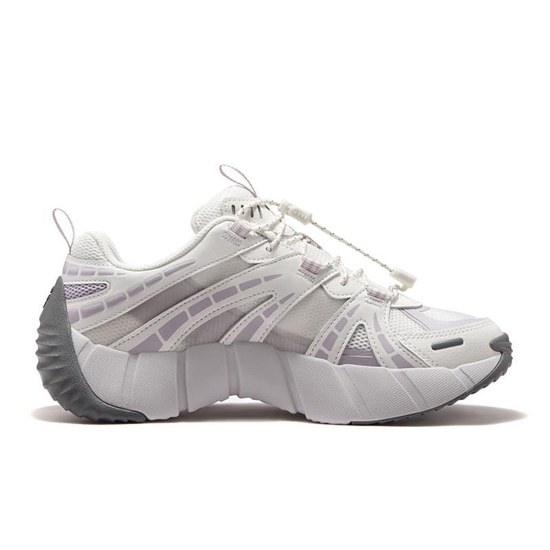 Кроссовки FILA FUSION BONE II Vertebra Shoes 2 Массивные кроссовки Women's White Фиолетовый - изображение 2