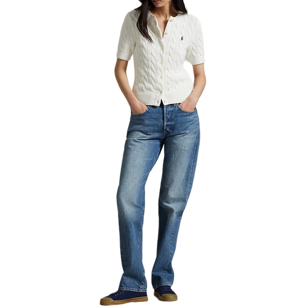Кофта Polo Ralph Lauren Трикотаж Стандартный размер Women's White - изображение 4