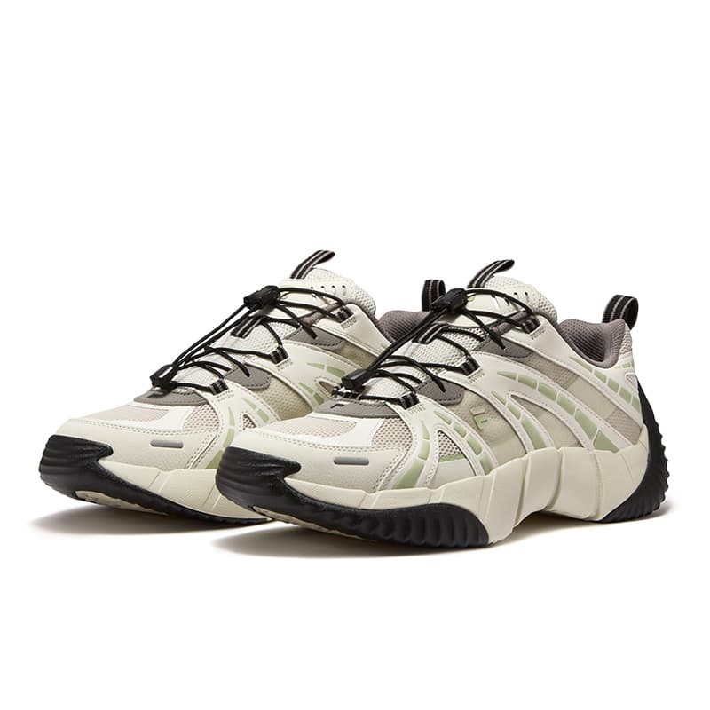 Кроссовки FILA FUSION BONE II Vertebra Shoes 2 Мужские массивные кроссовки Бежево-зеленые - изображение 3