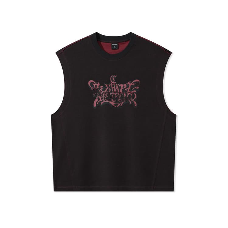 Майка Cabbeen Charcoal Black (Casual Versatile) Мужские Майки - изображение 1