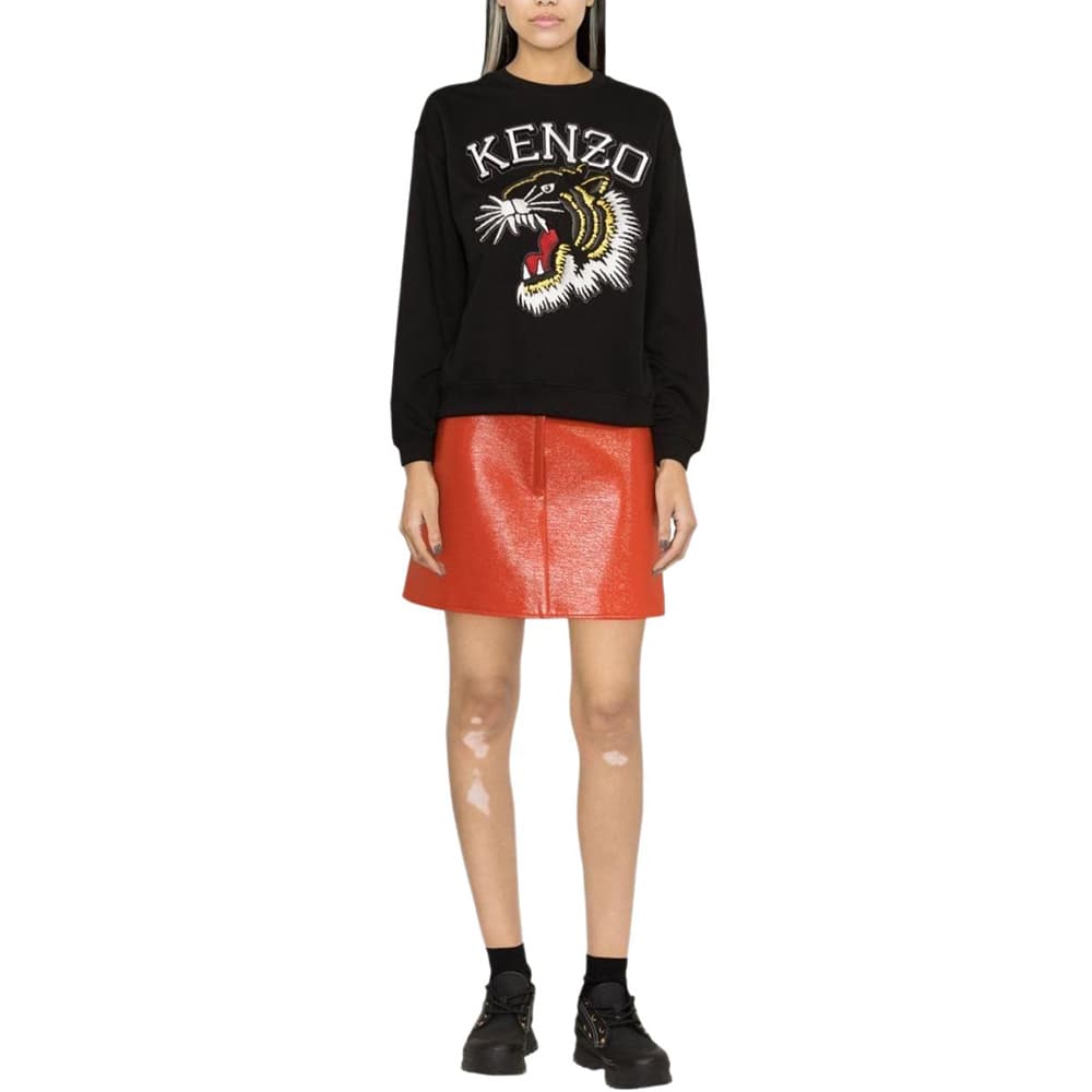 Худи KENZO SS23 Толстовка Женская Черная - изображение 4