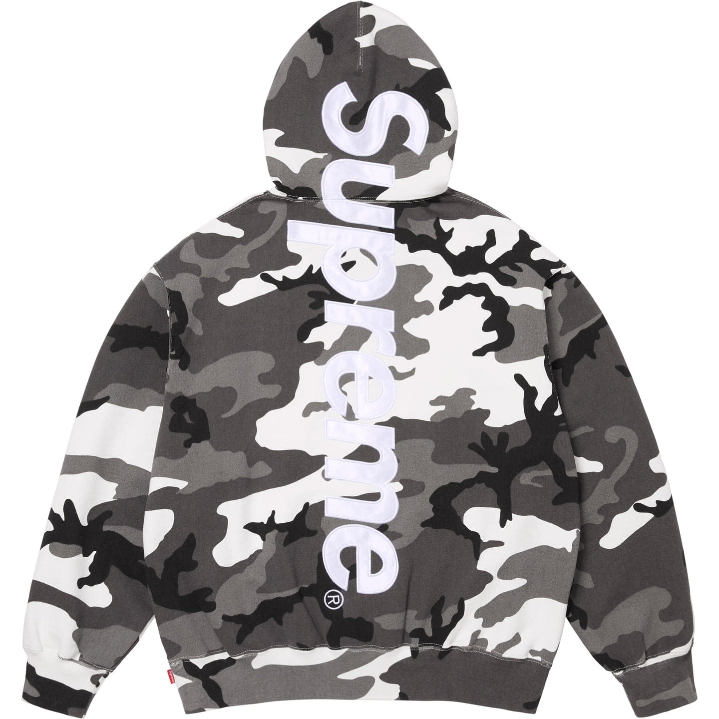 Худи Supreme SS26 Неделя 9 Сатиновая аппликация Толстовка Унисекс - изображение 1