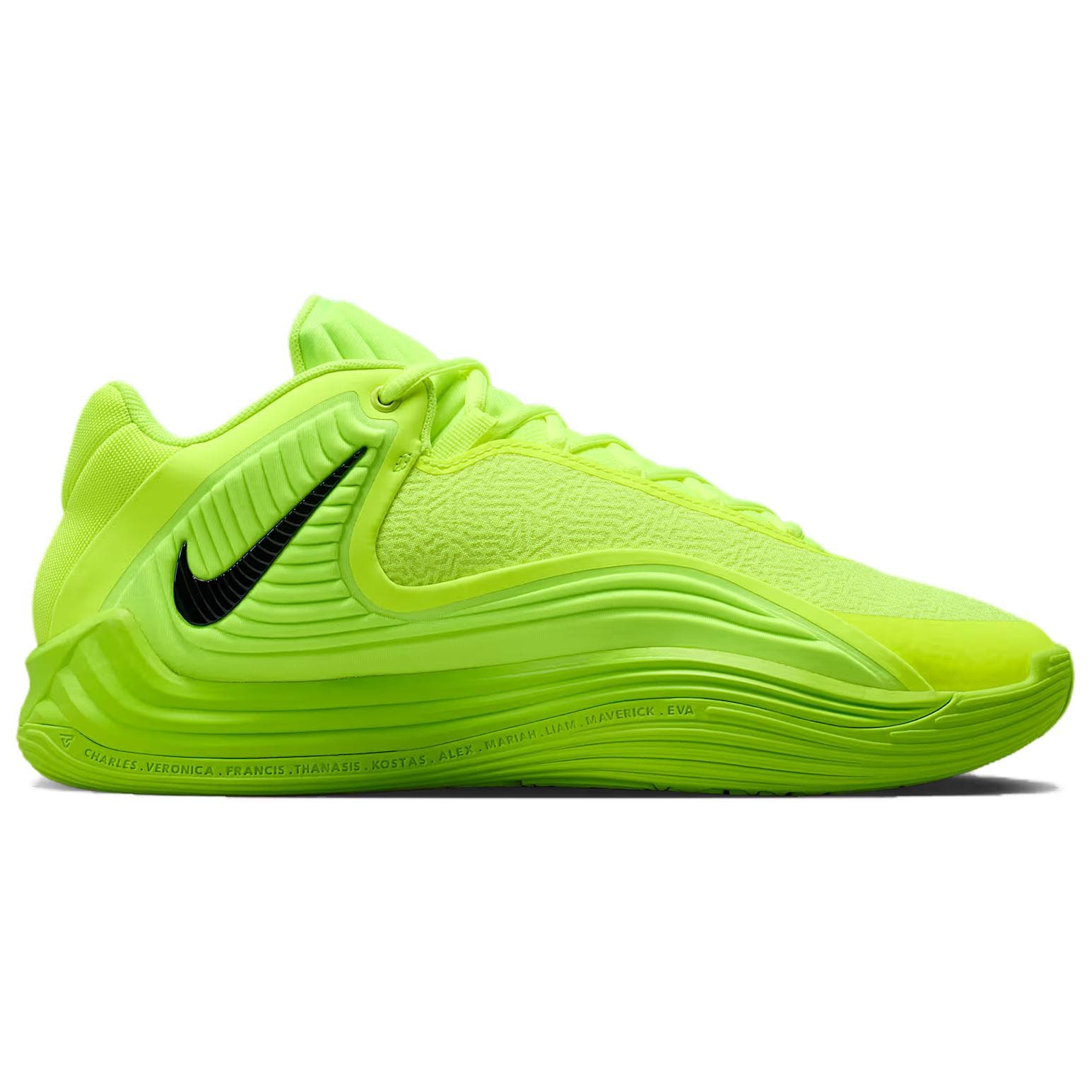 Кроссовки для баскетбола Nike Giannis Freak 7 Баскетбольные кроссовки Мужские Зеленые - изображение 2