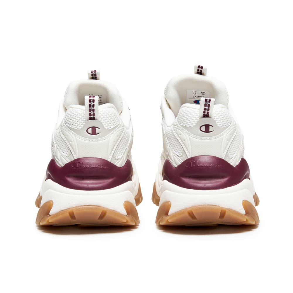 Кроссовки Champion Low Top массивные кроссовки женские Молочно-белый Седло-красный - изображение 4