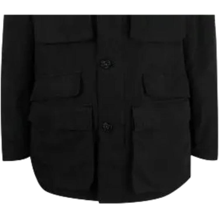 Куртка Stone Island SS22 Black Hooded Jacket - изображение 7