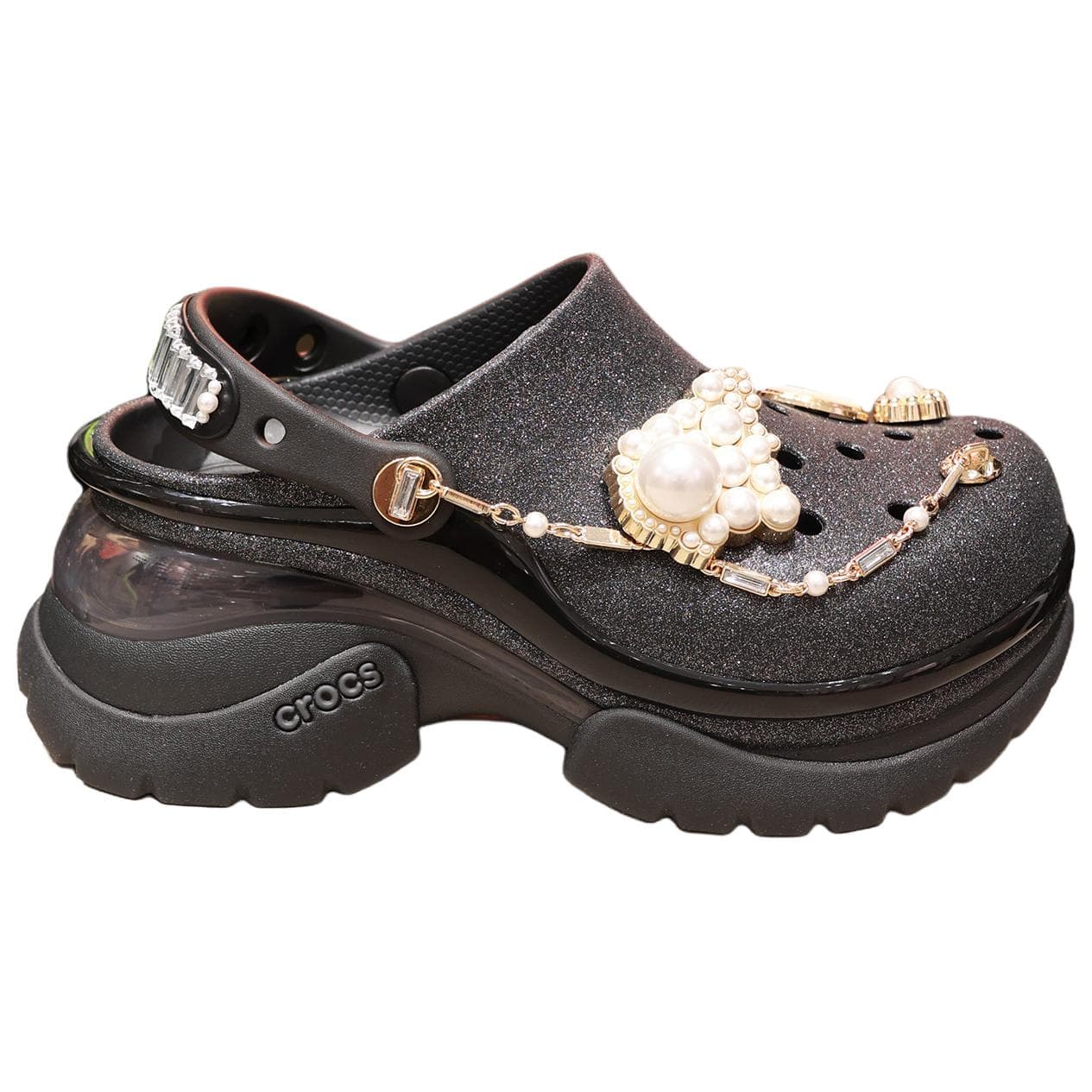 Сабо Crocs Bae Clog Sabo Резина Женские Черные - изображение 2