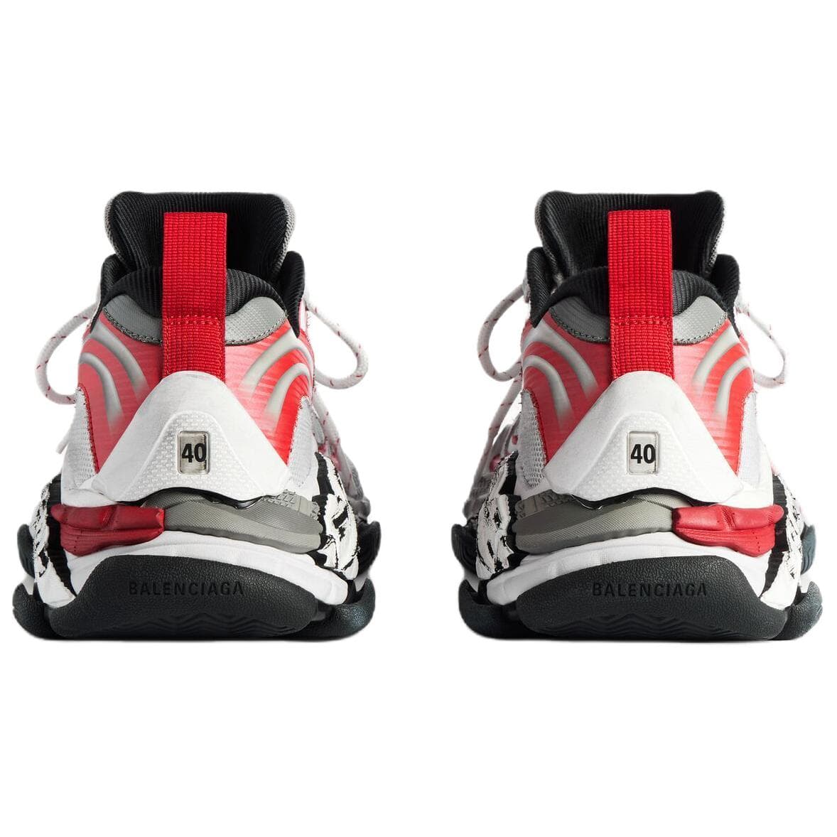 Кроссовки Balenciaga Triple S.2 .2 Low Топ Массивные кроссовки Мужской Красный - изображение 5