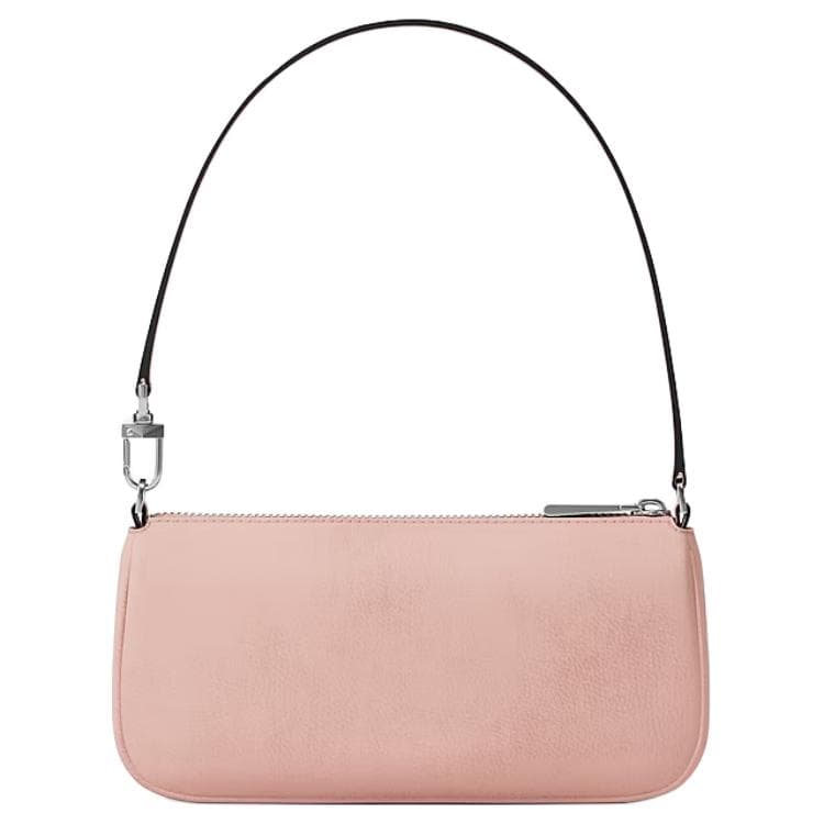 Мини-сумка MICHAEL KORS Zoe Бычья замша Сумка на плечо Маленькая Женская Многоцветная Дымчатый Розовый - изображение 3