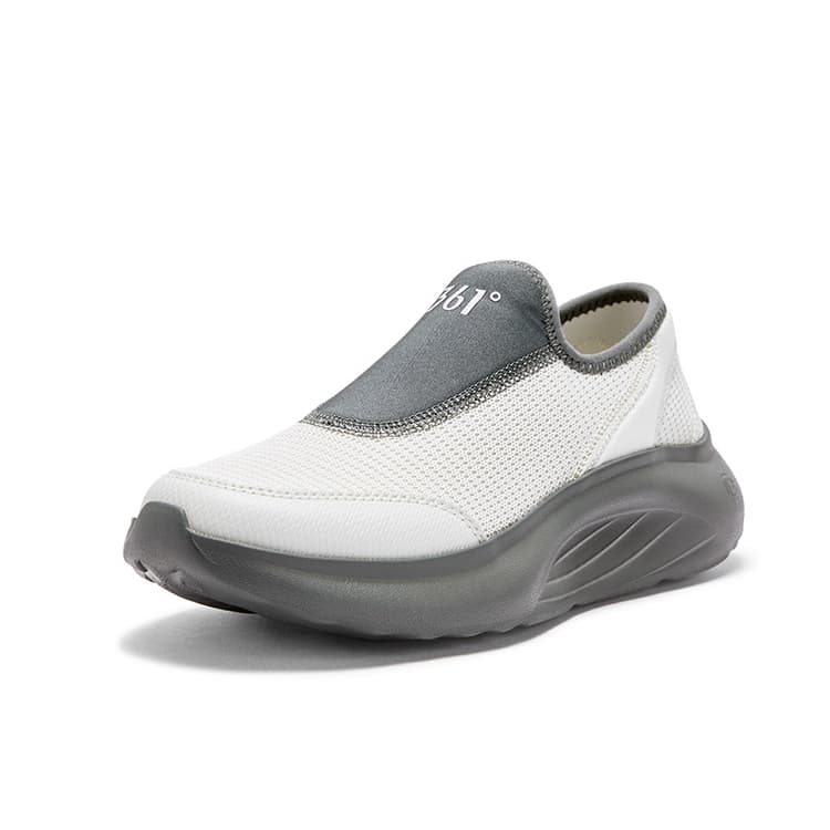 Кроссовки 361° Коллекция Slip ON Устойчивая к истиранию Дышащая Низкий Верх Повседневная Обувь Женская Антарктический Серый - изображение 2