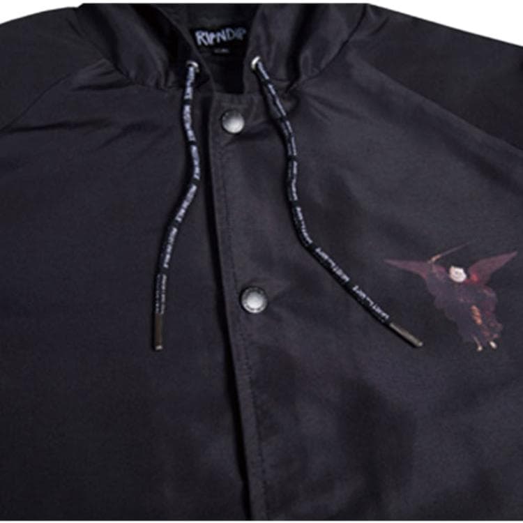 Куртка RIPNDIP Pope Flame Hoodie Black - изображение 3