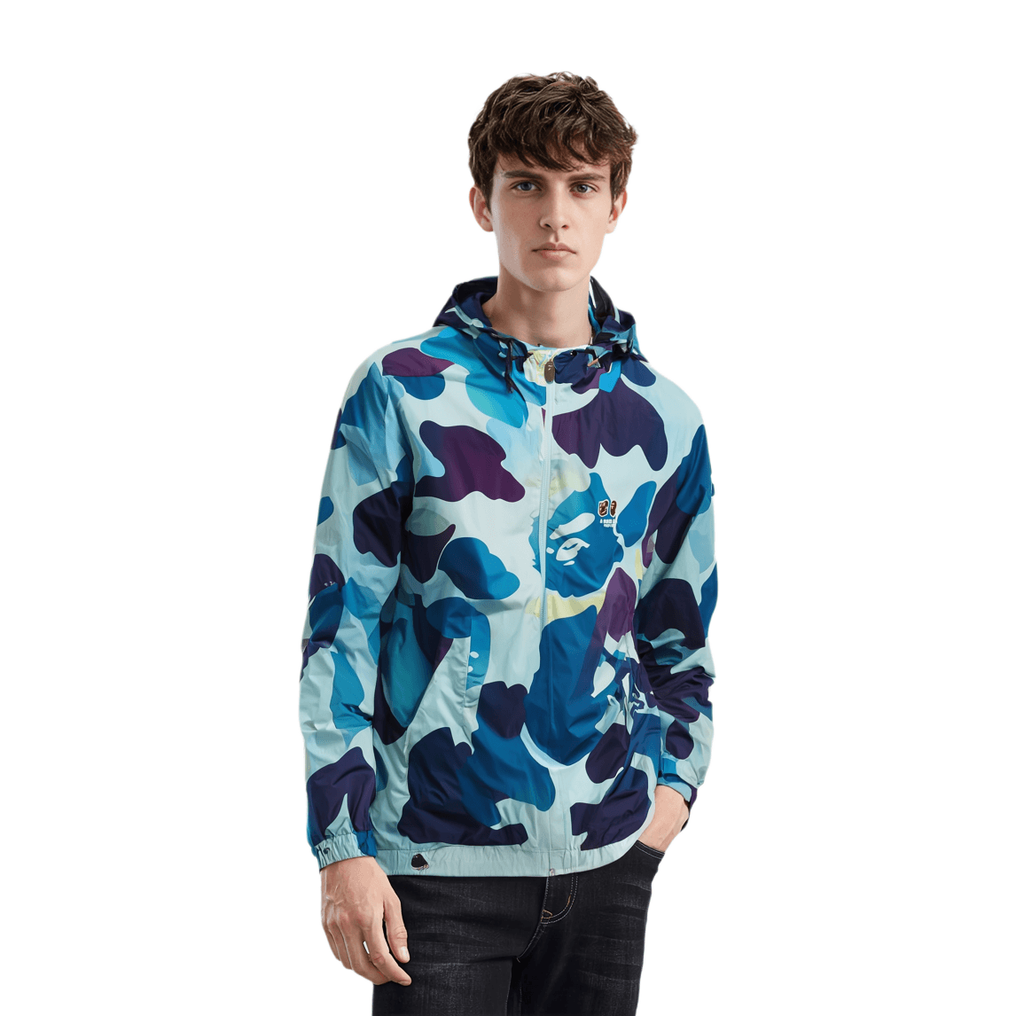 Куртка A BATHING APE Куртки и Пальто Унисекс Синий - изображение 3