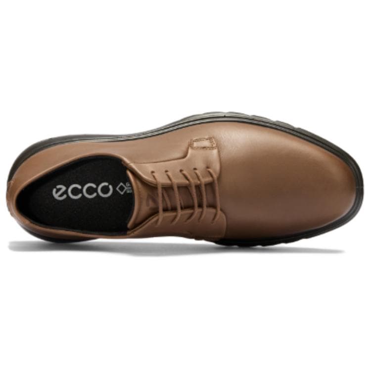 Ecco Hybrid Водонепроницаемый 720 Коровья кожа Повседневные кожаные туфли Мужские Какао-коричневый - изображение 3