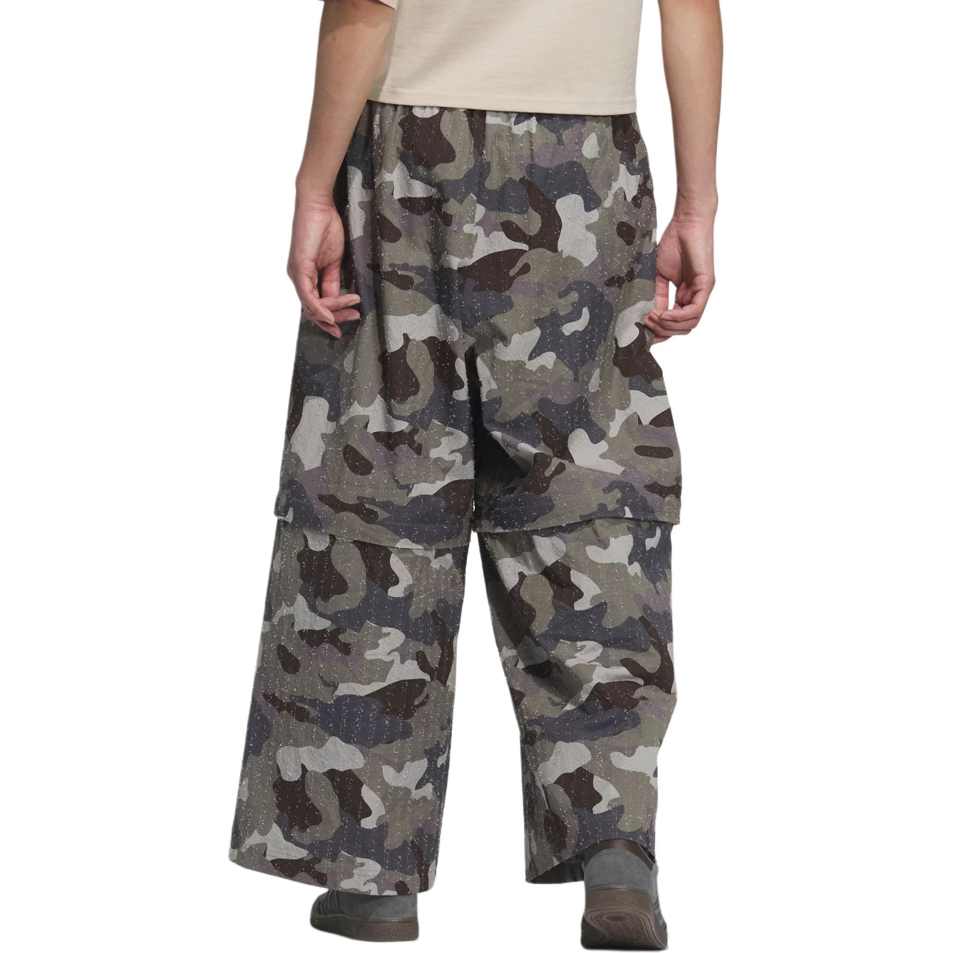 Спортивная одежда Adidas Originals ADILENIUM CAMO Спортивные штаны унисекс слойные оливково-зеленые - изображение 6