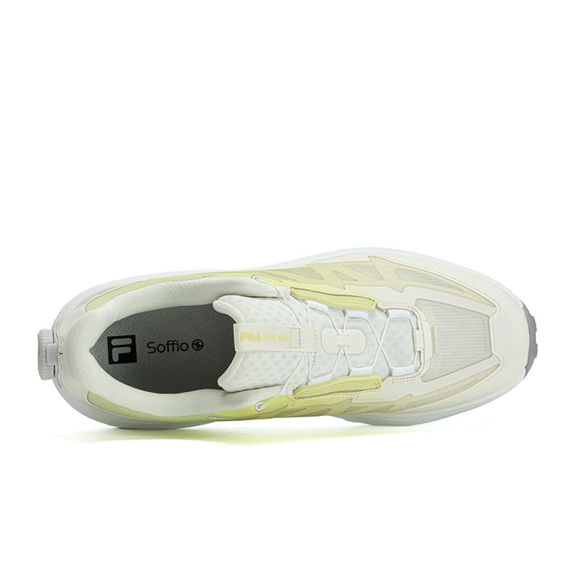 Кроссовки FILA BOA EXPLORER 3 Износостойкий Дышащий Легкий Низкий Топ Уличная Обувь Мужская Ванильный Лед Белый - изображение 4