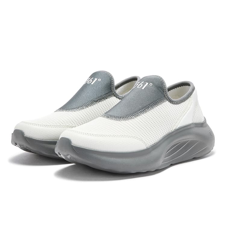 Кроссовки 361° Коллекция Slip ON Устойчивая к истиранию Дышащая Низкий Верх Повседневная Обувь Женская Антарктический Серый - изображение 3