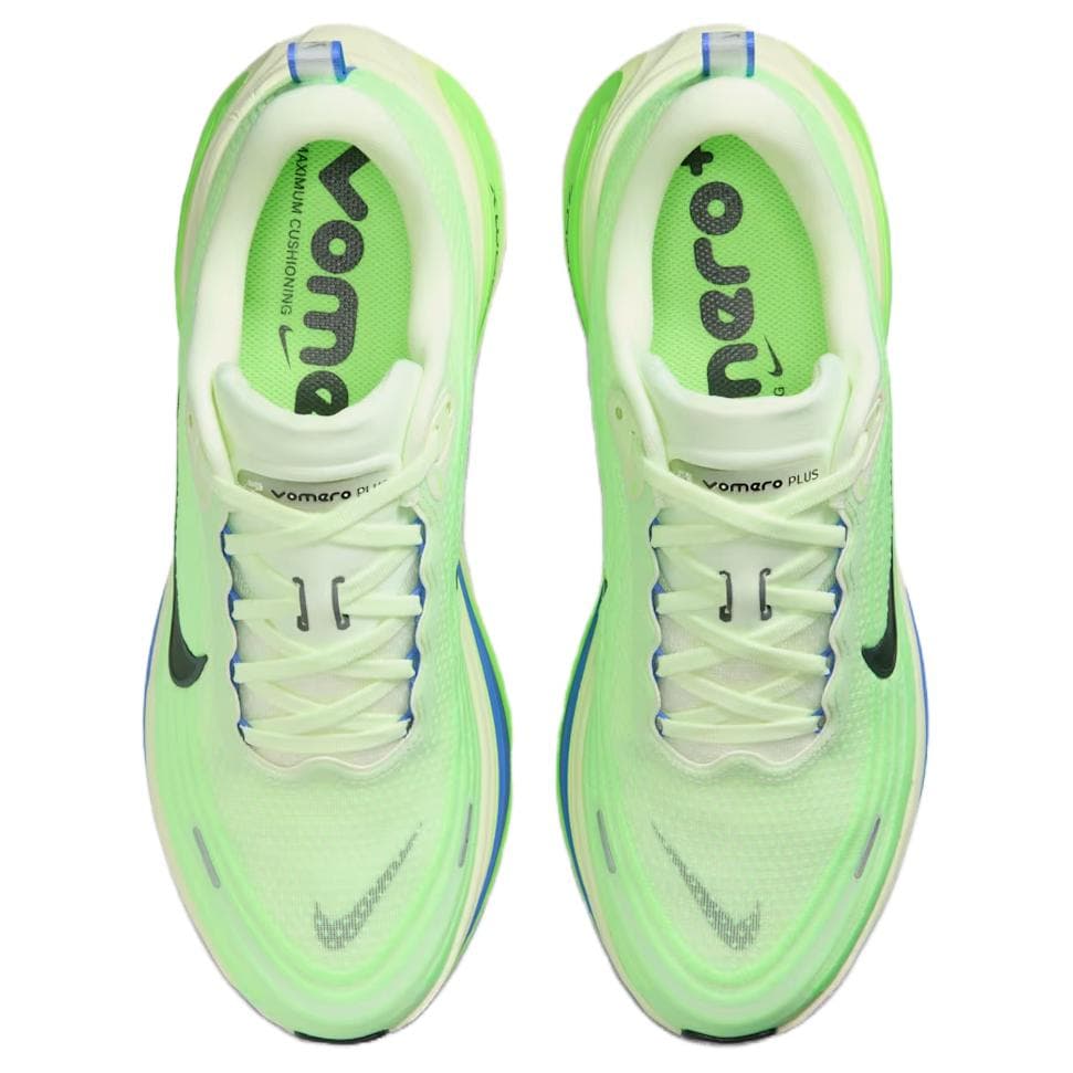 Кроссовки для бега Nike Vomero Plus Дышащий Oтскок Low Топ Беговые кроссовки Мужской Неоновый зеленый - изображение 4