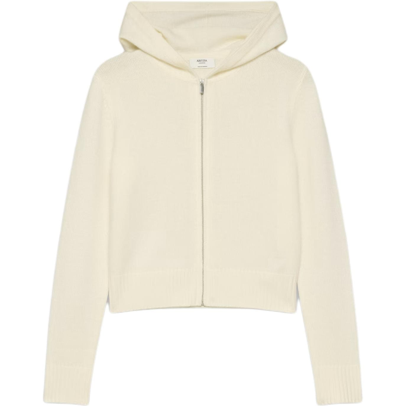 Aritzia SS26 Essential Плюшевый свитер с круглым узором Idyllic ZIP Худи Плюшевый свитер с круглым узором Женский - изображение 1