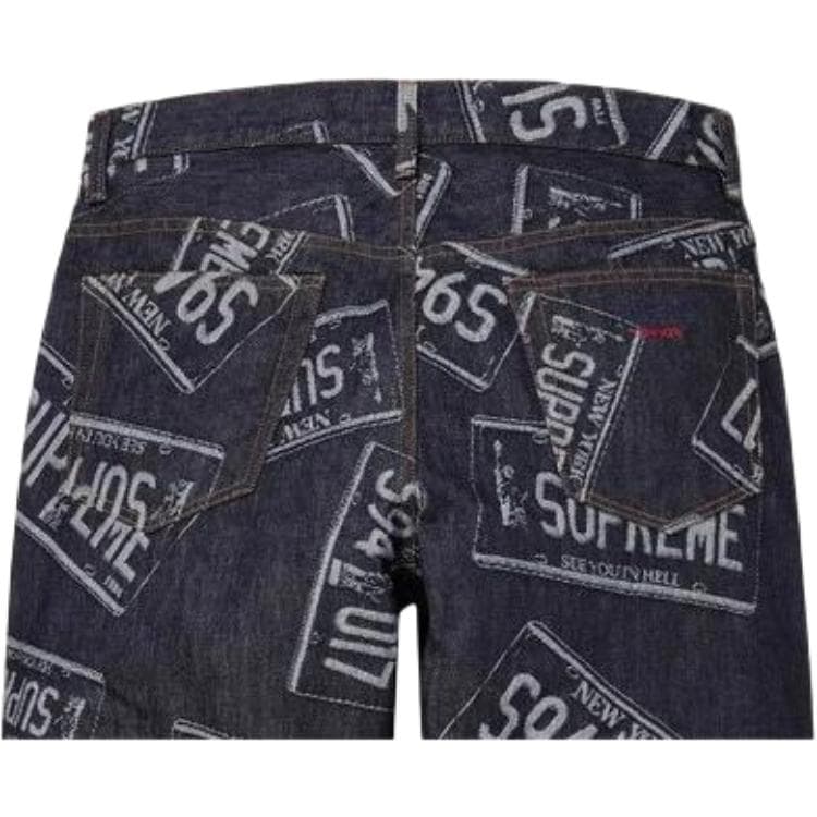 Штаны Supreme SS26 WEEK1 License Сосуд BAGGY Джинсы Jean Унисекс - изображение 3