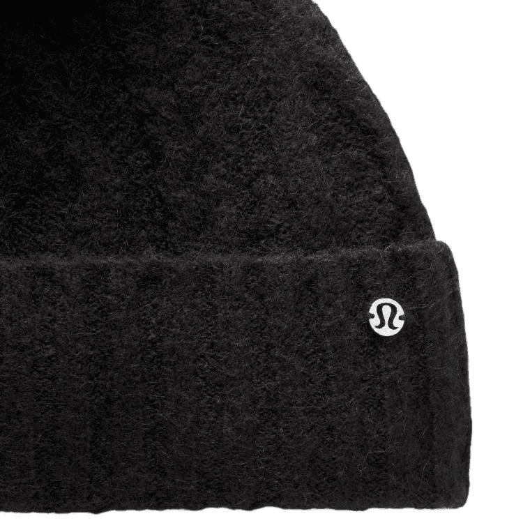 Шапка Lululemon Шапка-бини из полиэстерового волокна унисекс черная - изображение 2