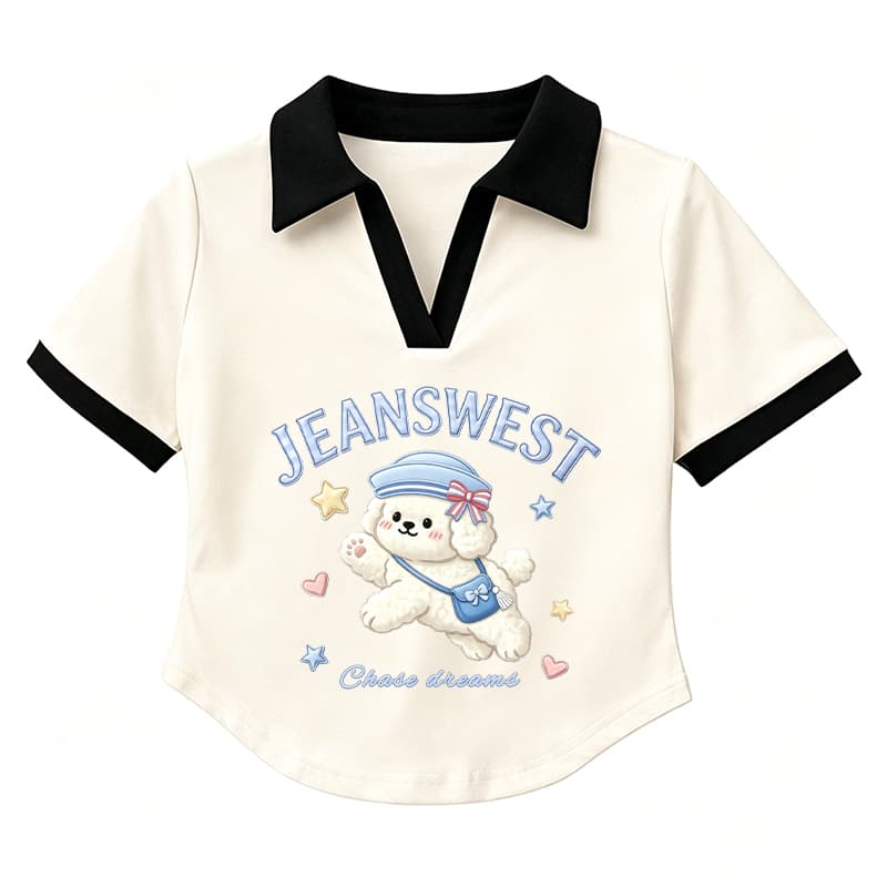 Футболка JEANSWEST Короткие рукава T-рубашки женские - изображение 1