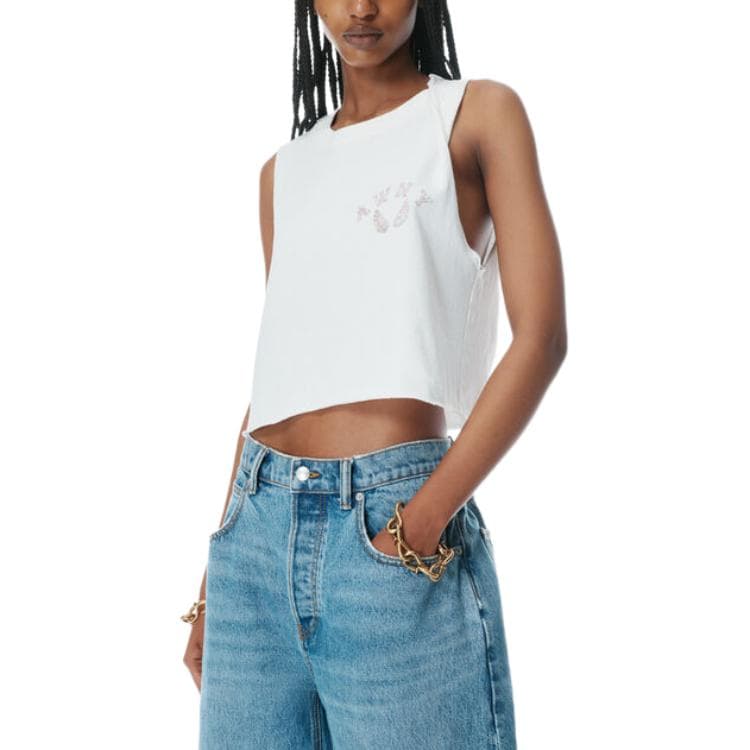 Майка Alexander Wang Майка Женская Белая - изображение 5