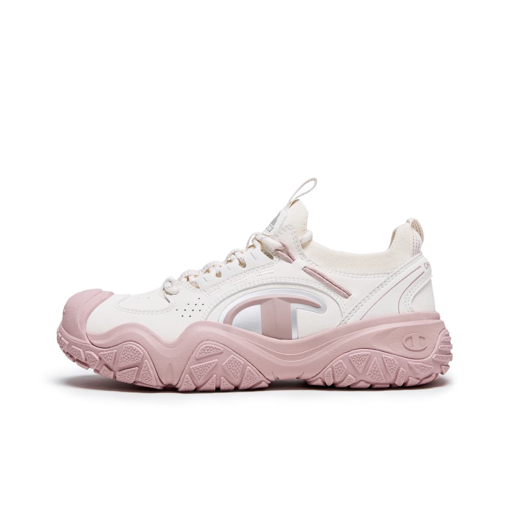 Кроссовки для бега Champion Low Top Беговые кроссовки Женские Молочно-белый Туманный Ягодный Розовый - изображение 1