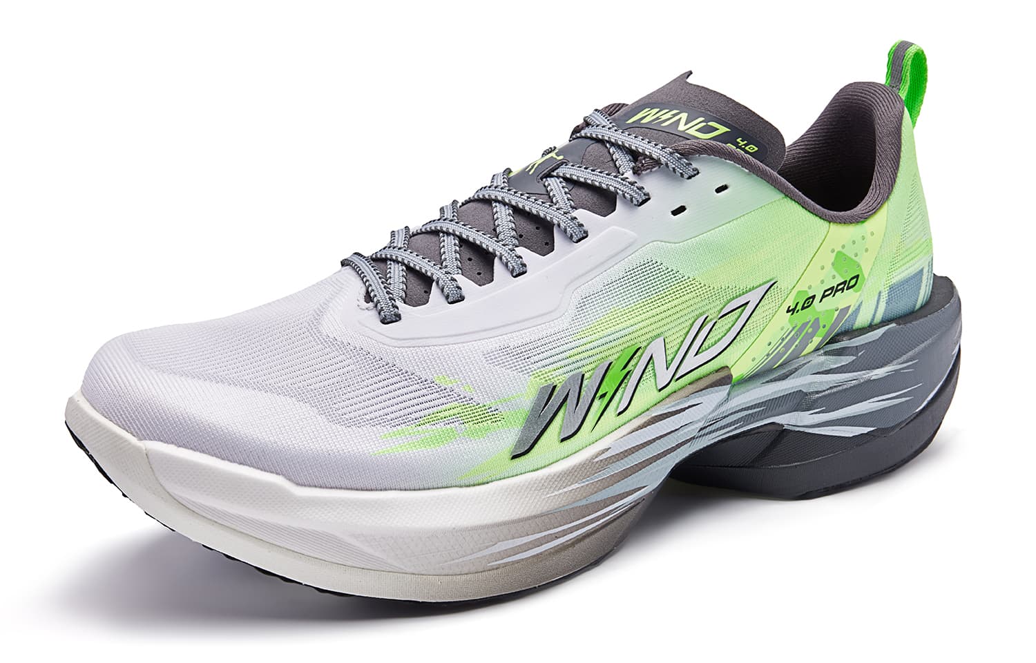 Кроссовки для бега QIAODAN Strong Wind 4 PRO Амортизация Противоскользящий Износостойкий Дышащий Низкий Верх - изображение 3