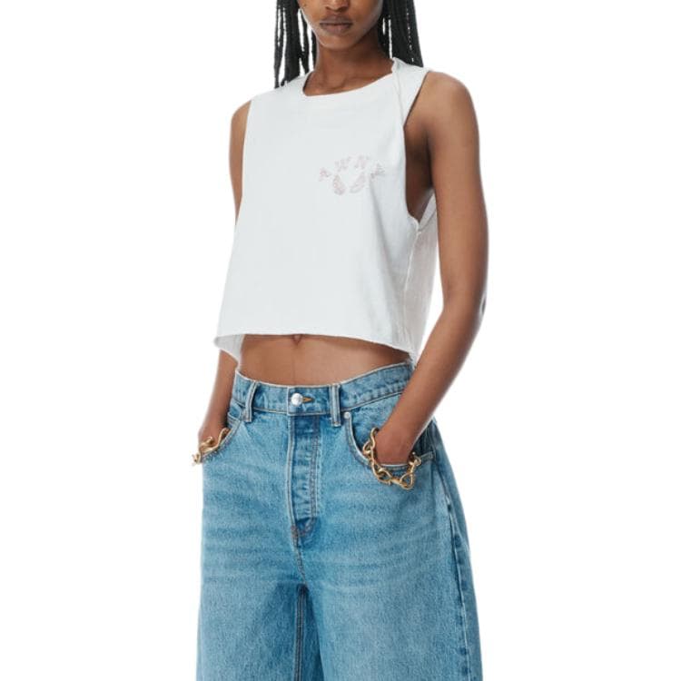Майка Alexander Wang Майка Женская Белая - изображение 4