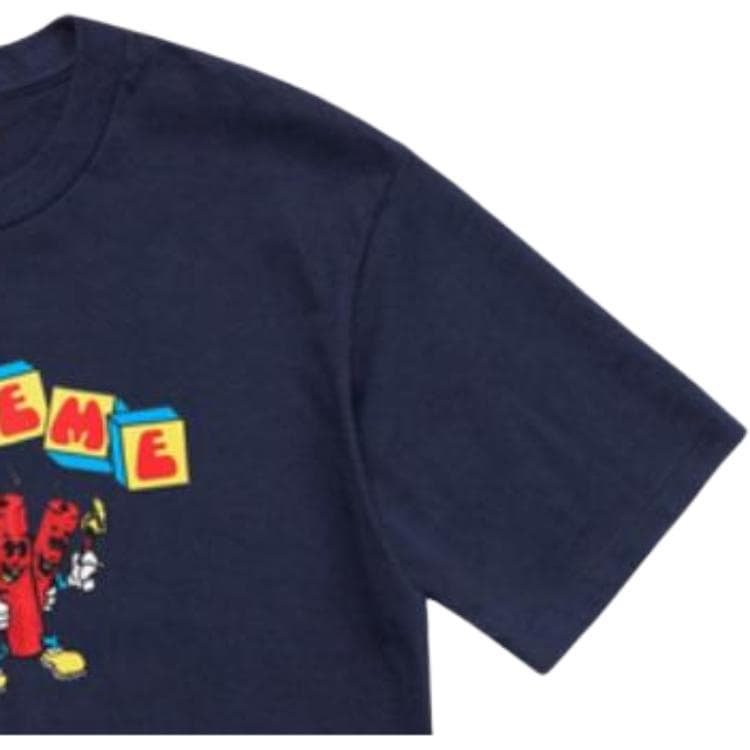 Футболка Supreme SS19 Dynamite Tee Navy - изображение 4