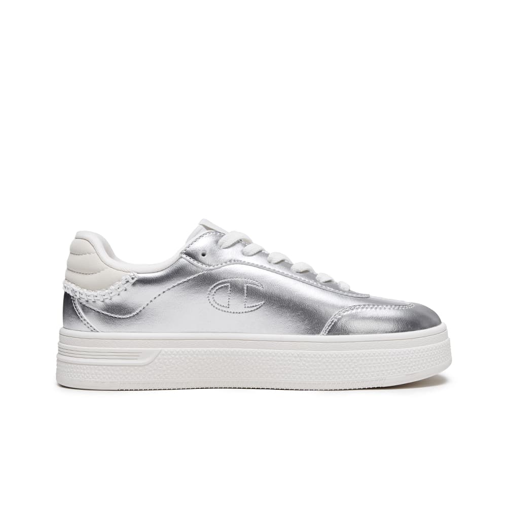 Кроссовки Champion Low Top Скейтборд Обувь Женская Серебряный Белый Молочно-Белый - изображение 2