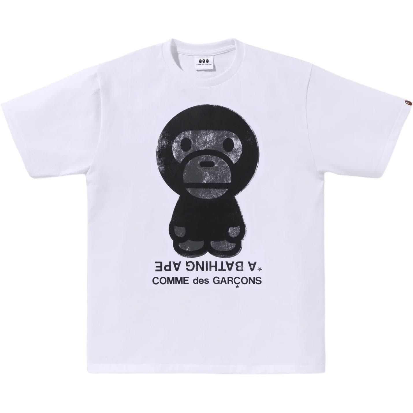 Футболка A BATHING APE X Comme des Garçons SS26 T Рубашка Унисекс - изображение 2