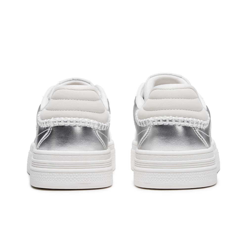 Кроссовки Champion Low Top Скейтборд Обувь Женская Серебряный Белый Молочно-Белый - изображение 4