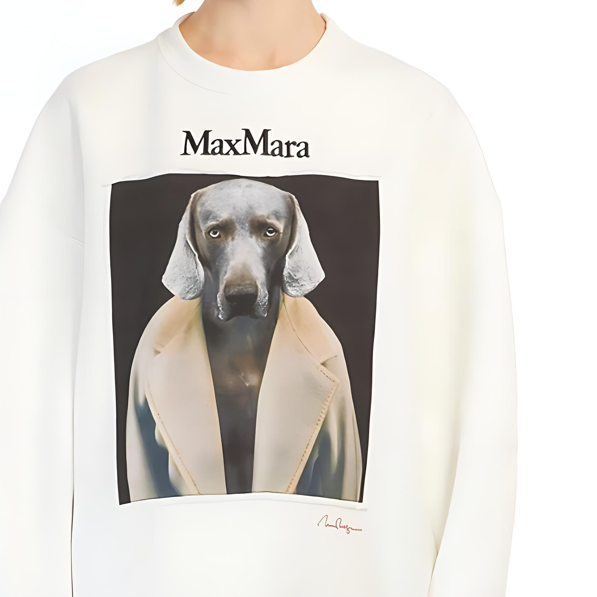 Худи MaxMara Толстовка женская белая - изображение 5