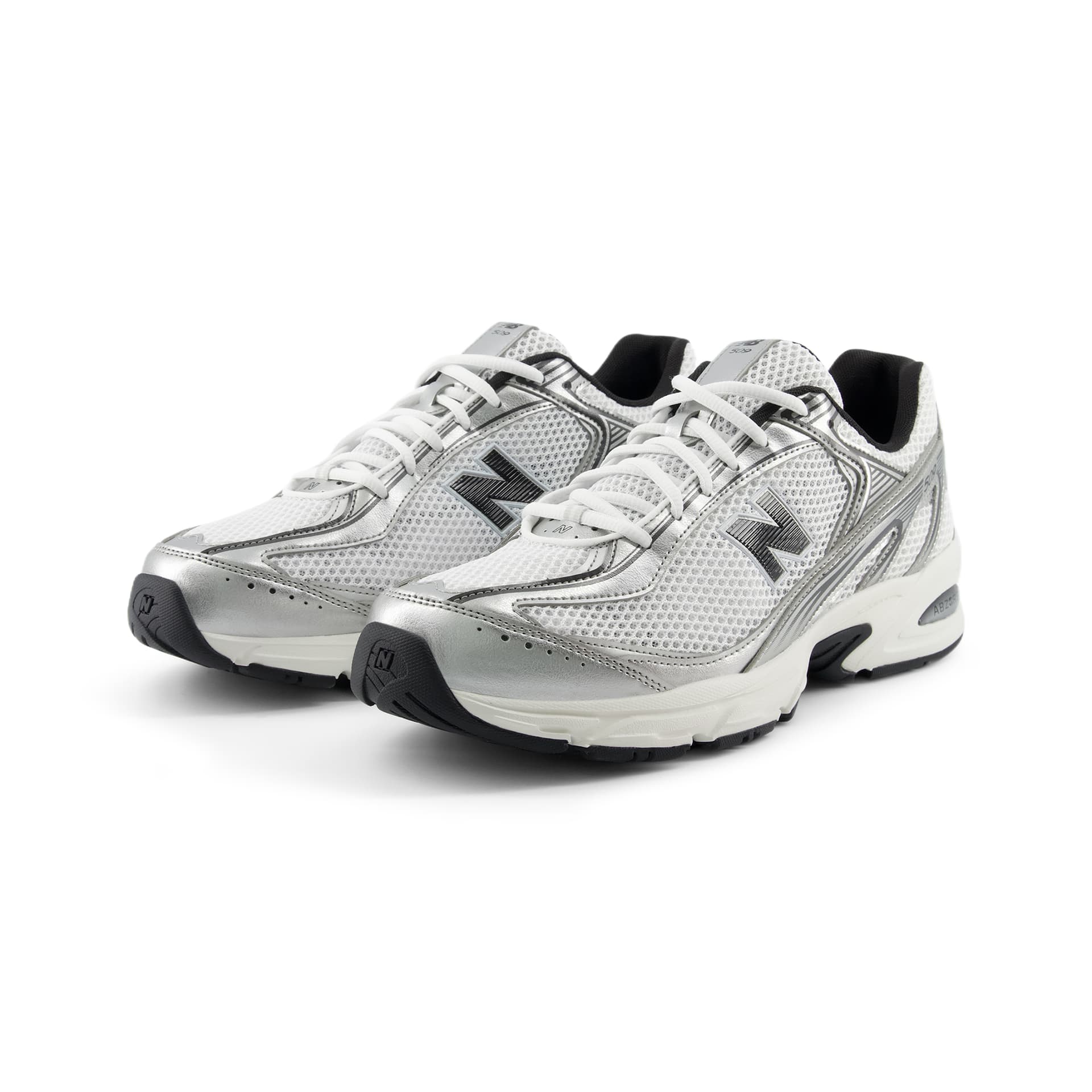 Кроссовки New Balance NB 509 Повседневная обувь Унисекс Белый Серебристый - изображение 3