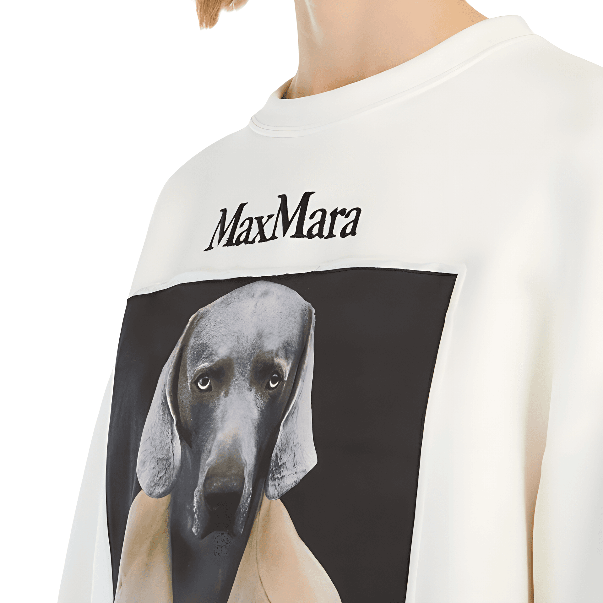 Худи MaxMara Толстовка женская белая - изображение 4