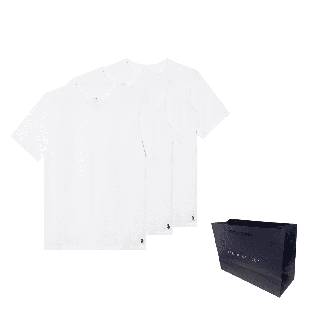 Футболка Polo Ralph Lauren T-рубашка SS25 3 упаковки детская - изображение 5