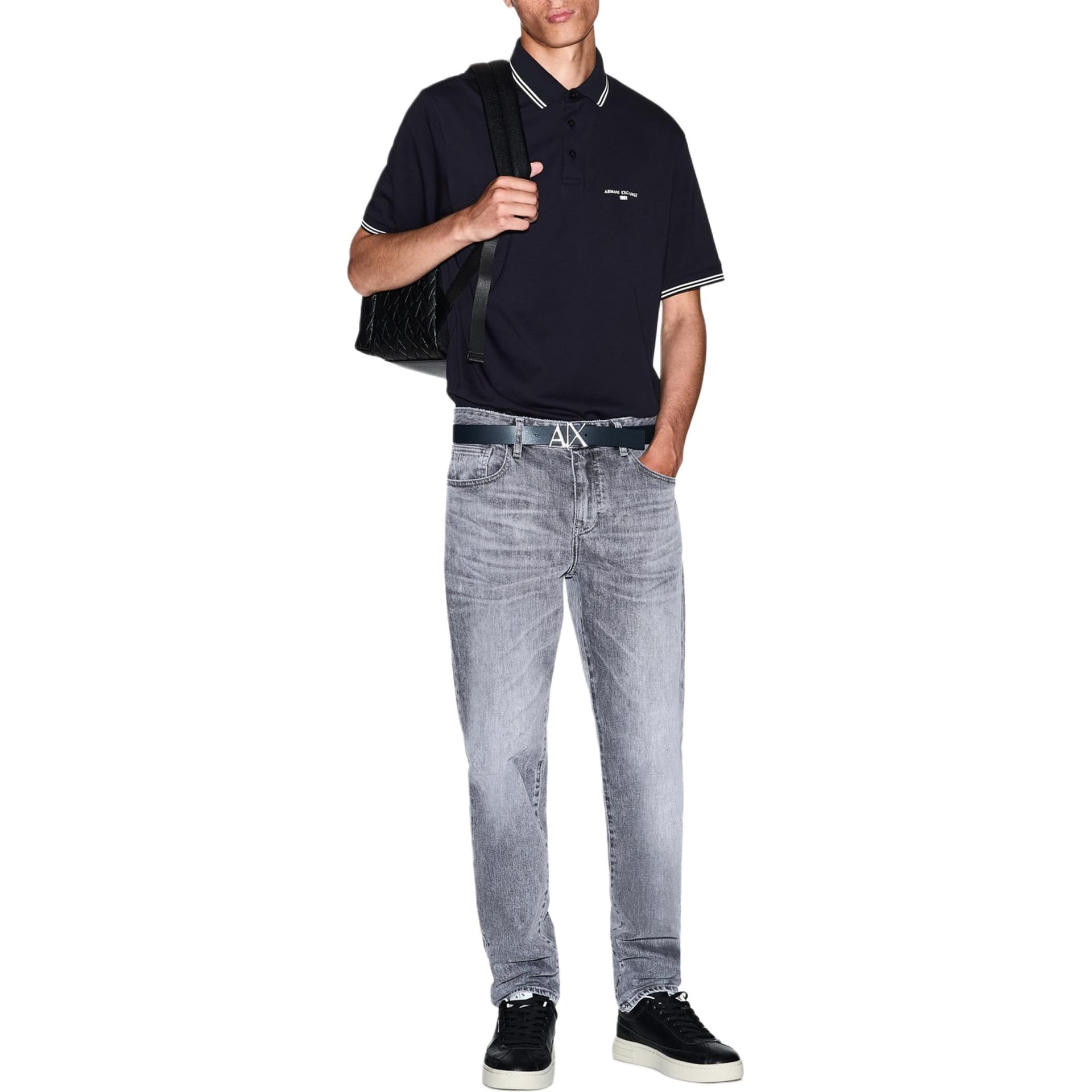 Штаны ARMANI EXCHANGE Серый Мужской Джинсы - изображение 3