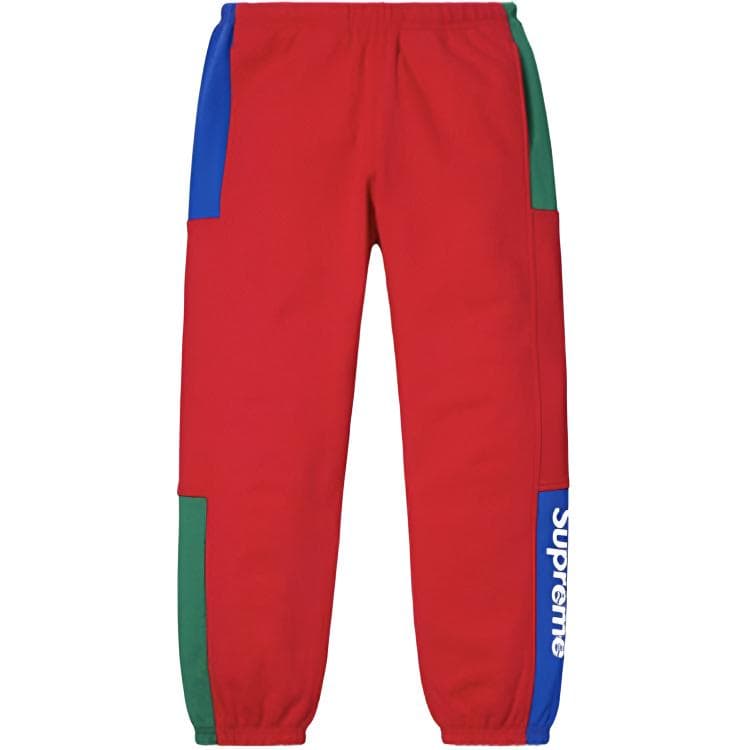 Штаны Supreme SS19 Formula Sweatpant Red - изображение 1