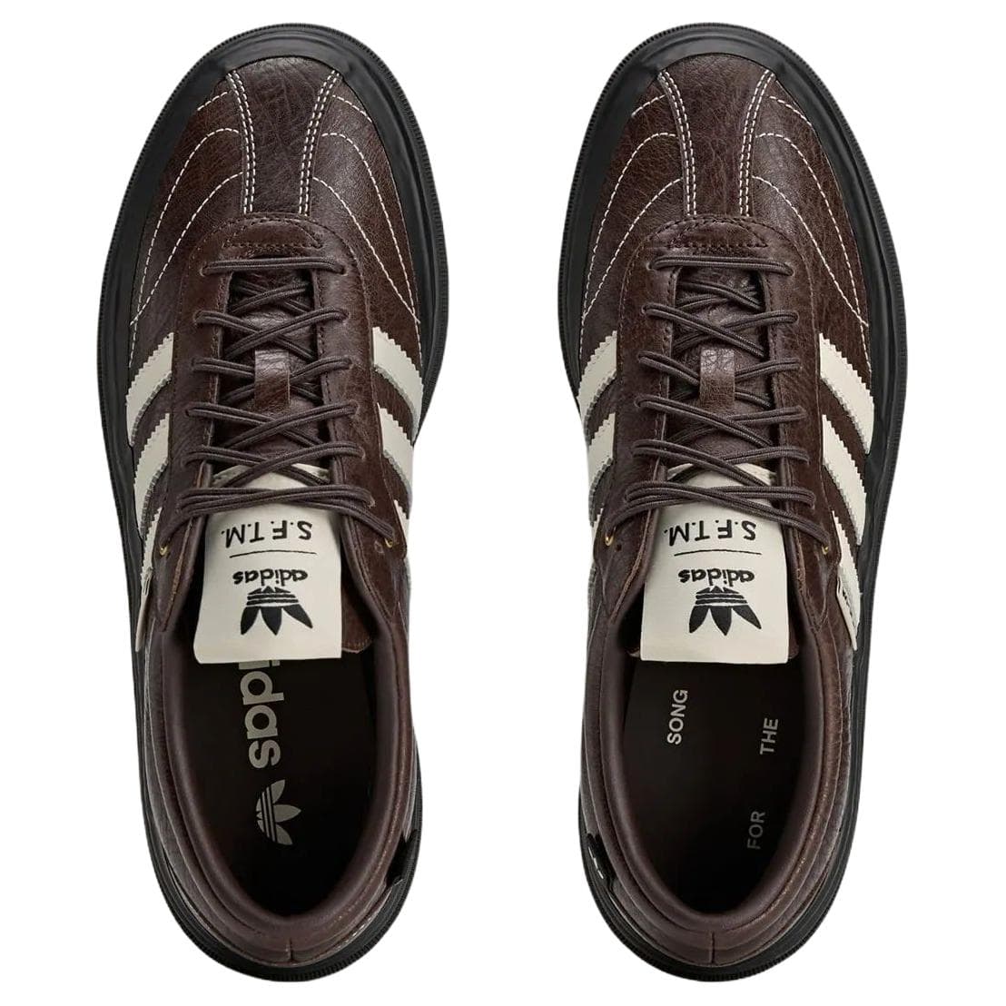 Кроссовки Adidas Originals X SONG for THE MUTE Samba Повседневная обувь Унисекс Коричневый - изображение 4