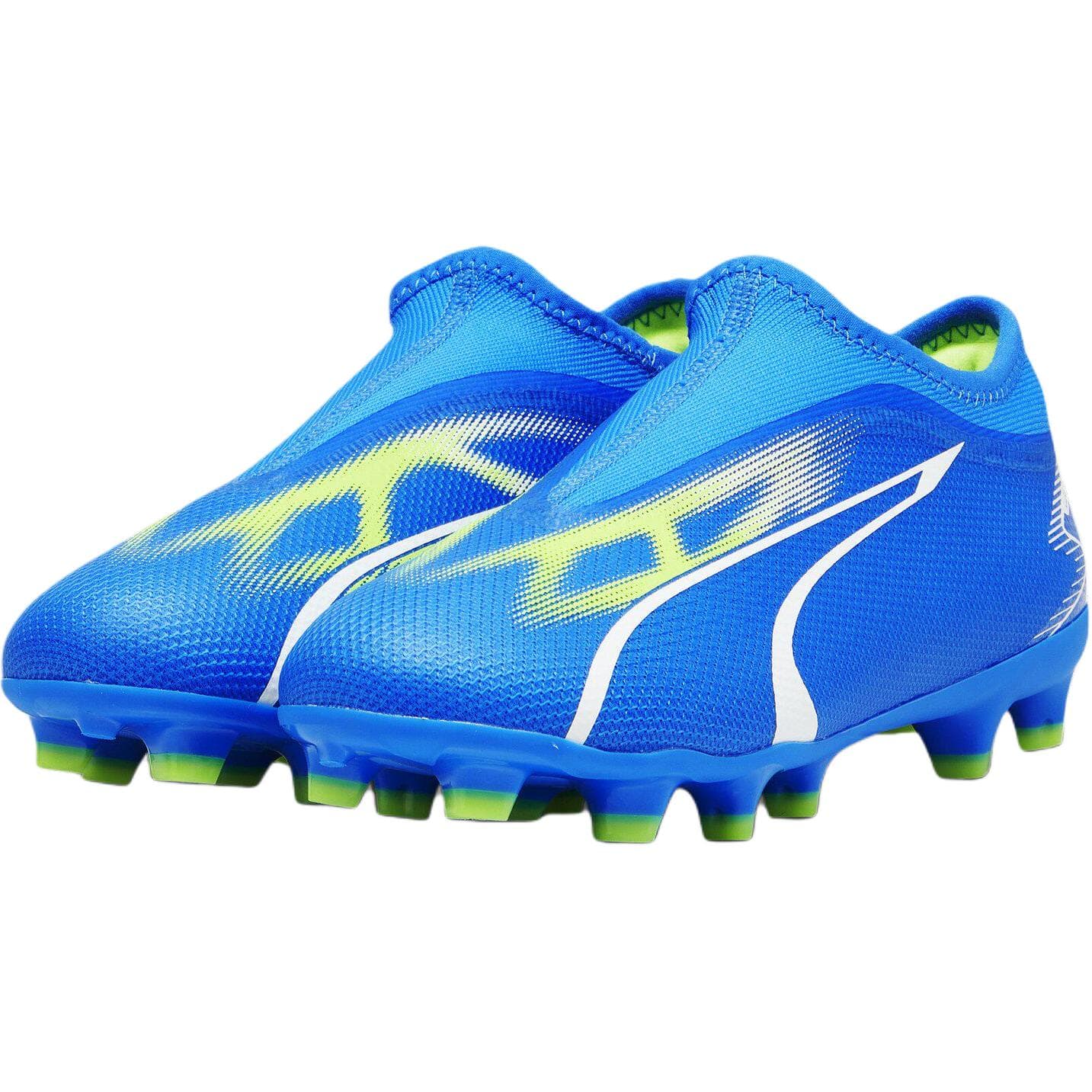 Бутсы PUMA ULTRA MATCH LL FG AG Ткань Поддержка Low Топ Футбольные бутсы Темно-синий Детский - изображение 3
