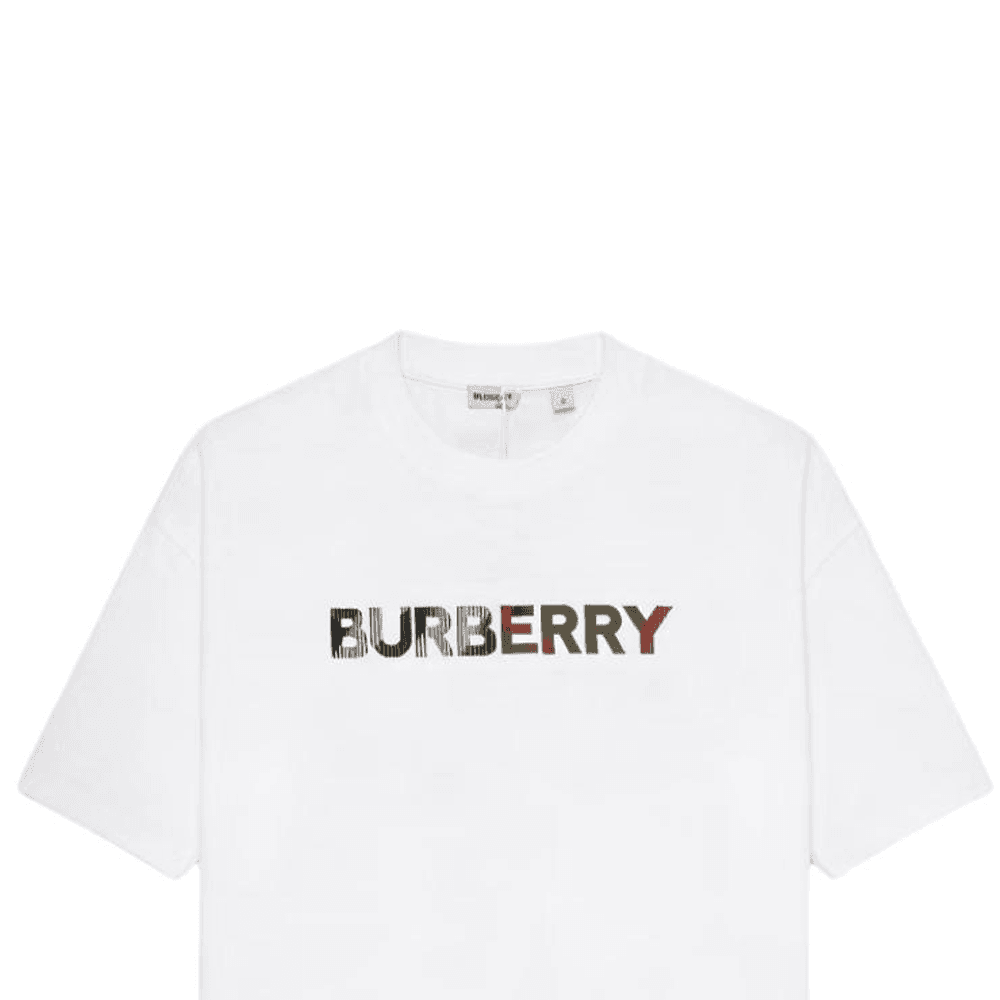 Футболка Burberry Стандартная рукавная рубашка T для женщин - изображение 2