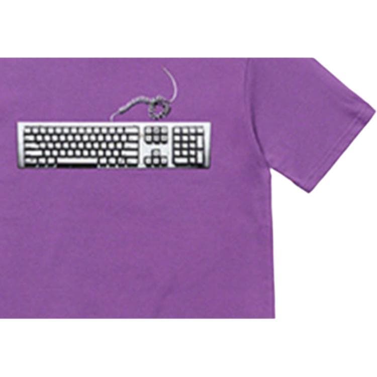 Футболка Supreme SS19 Keyboard Tee Purple - изображение 4