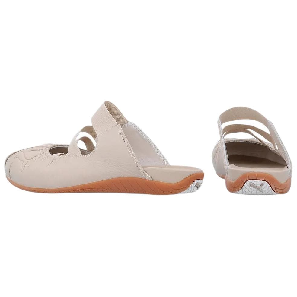Сандалии PUMA Speedcat Mule Закрытые тапочки Женские Бежевые - изображение 4