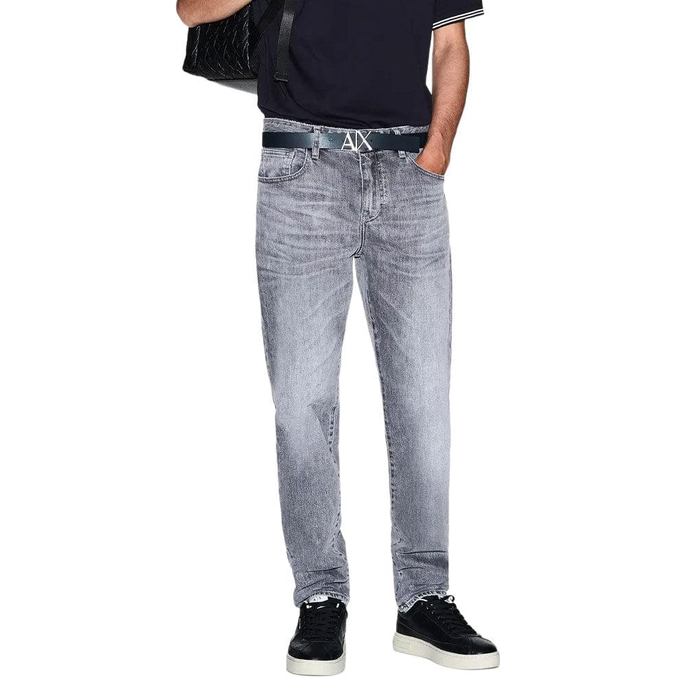 Штаны ARMANI EXCHANGE Серый Мужской Джинсы - изображение 2