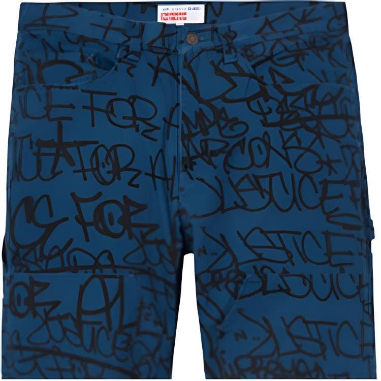 Штаны Supreme x Comme des Garcons SHIRT Canvas Painter Pant Navy - изображение 3