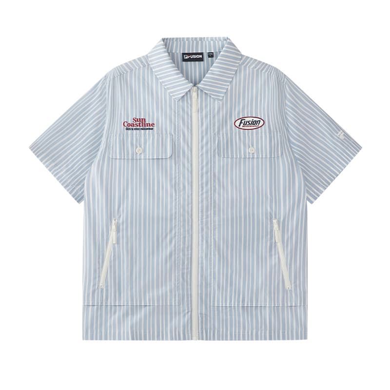 Рубашка FILA FUSION Рабочий стиль Рубашка Unisex Light Облачно-голубой - изображение 1