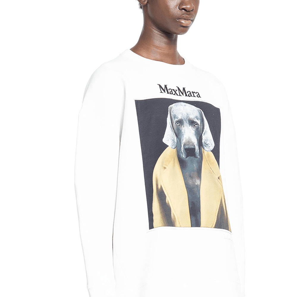 Худи MaxMara Толстовка женская белая - изображение 5